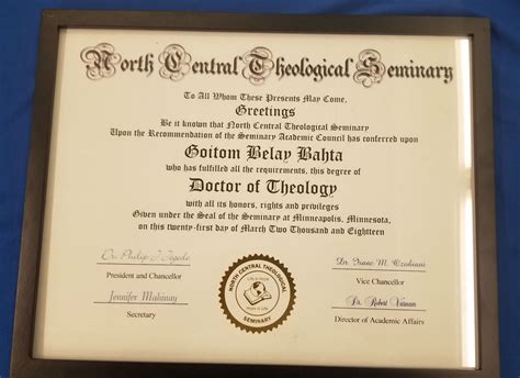 doctoral degrees in theology online